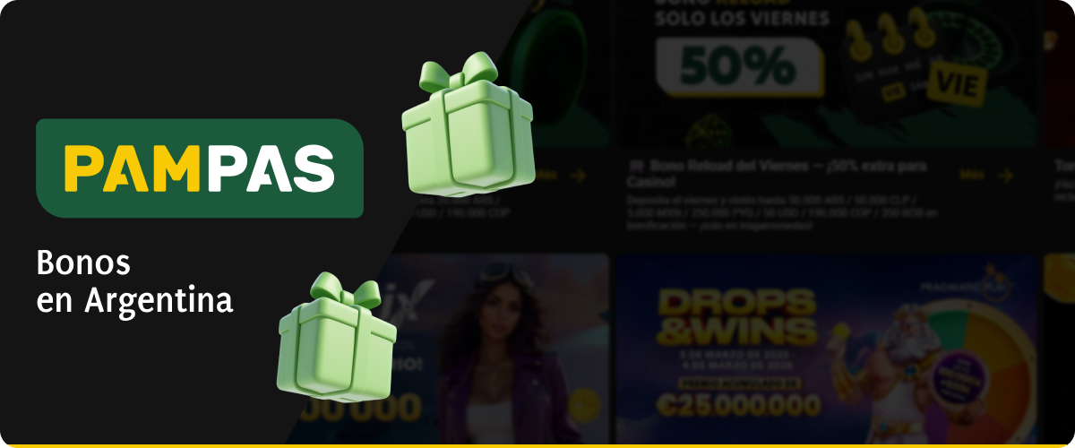 Información actual sobre los bonos de Pampas para jugadores argentinos - Casino y Apuestas Deportivas